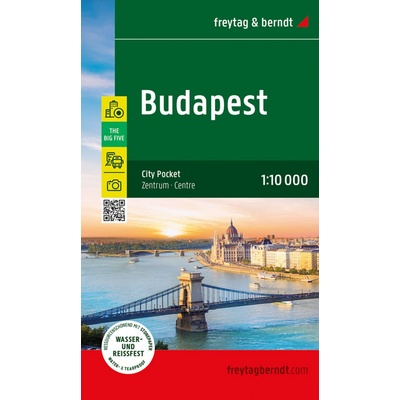 Budapešť 1:10 000 / mapa města - freytag&berndt