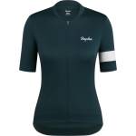 Rapha Дамска фланелка с къс ръкав за колоездене Rapha Women's Core Jersey Cycling jersey - Forest Green / White - размер XXS (156-2650-0811)