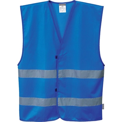 Portwest hi-vis iona f474 / Жилетка със светлоотразителни ивици - кралско синьо 4xl/5xl (f474rbr4x/5x)