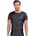 NEK Cool Matte Look Shirt with Blue Metallic Stripes 2162016 Black XL