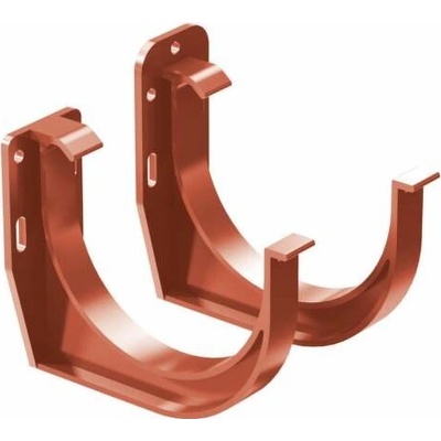 Gutta Aqua Žlabový hák čelní PVC žlaby 125 mm cihlově červený
