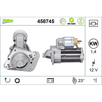 Startér VALEO 458745