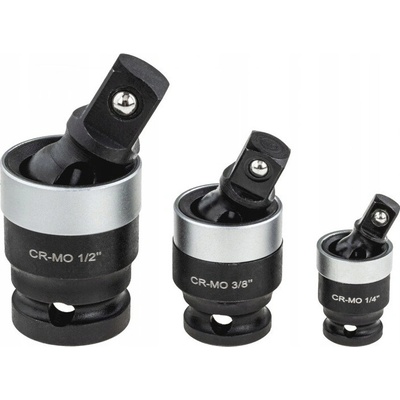 MGS13168 Magnus , Sada nástavců s kloubem | 1/4", 3/8", 1/2" | 3ks