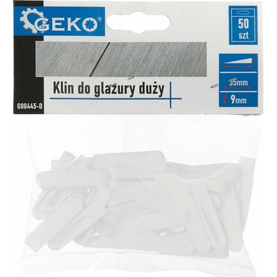 Veľký klín na dlaždice 9,0 mm – balenie 50 ks – Geko