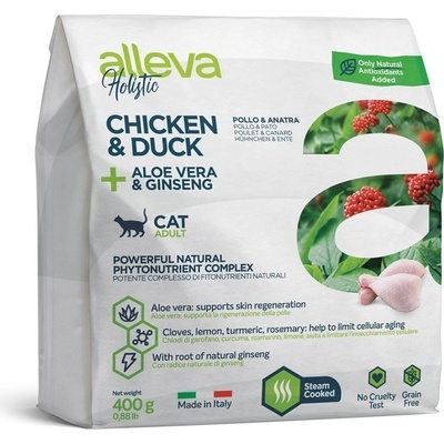 Alleva Equilibrium HOLISTIC cat chicken & duck adult 0,4 kg