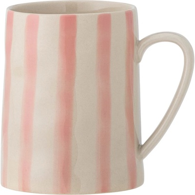 Bloomingville Глинена чаша в бяло и розово 440 ml Begonia - Bloomingville (82060961)