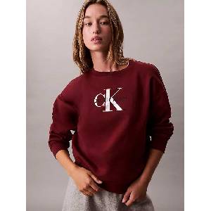 Calvin Klein Блуза ls monologo french terry rlxd