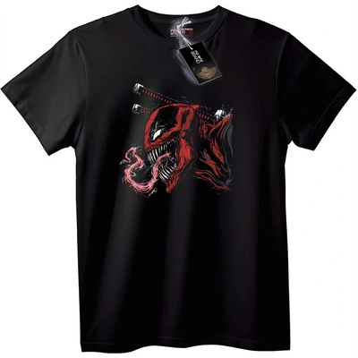 NOONEBRAND Тениска Червен Демоничен Воин - 2XL, Black