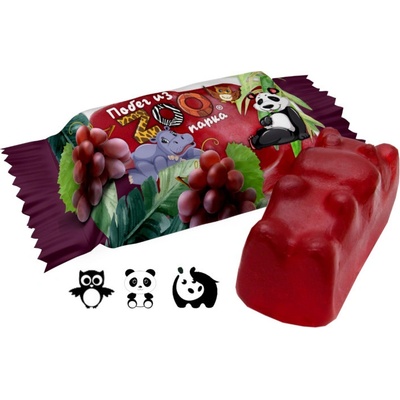 Sweet Life želé Útěk ze ZOO s hroznovou příchutí 250 g