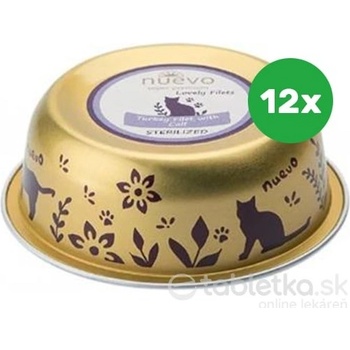 Nuevo Cat Sterilized Turkey Filet 12 x 85 g