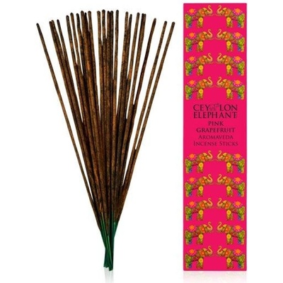 Spa ceylon ceylon elephant pink grapefruit Aromaveda Incense Sticks aromatické vonné tyčinky 30 ks