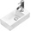Mexen Inez 45x25 cm left white (21434500L)
