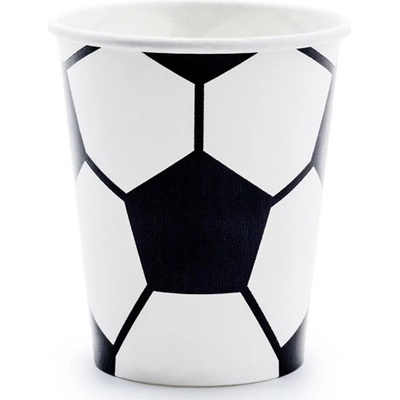 PartyDeco KELÍMKY papírové Fotbal 220ml