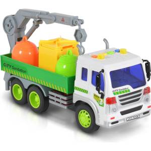 Moni 1: 16 Камион с контейнери и кран wy320c - igra4ka