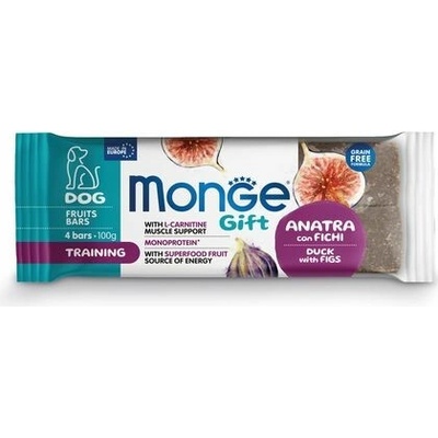 MONGE GIFT Fruit bars Training 4ks 100 g