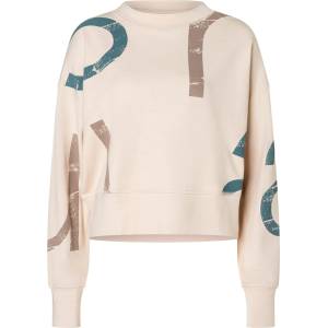super. natural Дамски вълнен пуловер super. natural Women's Capital Logo Krissini Jumper - Tapioca / Stormy Weather / Mountain Trail (105-7095-0213)