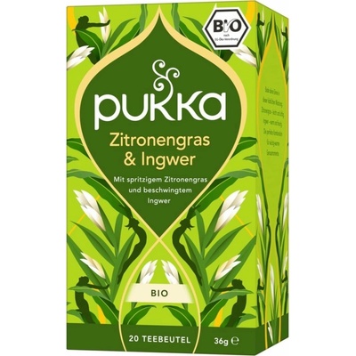 PUKKA Herbs Ajurvédsky Bio čaj Lemongrass & Ginger 20 vrecúšok
