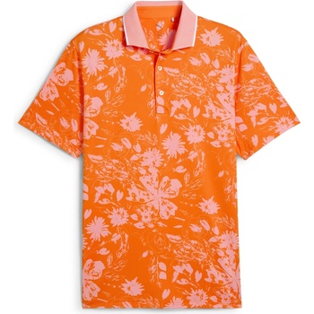 PUMA Блуза с яка Puma Men's Mattr Rose Short Sleeve Performance Polo Shirt - Rickie Orang