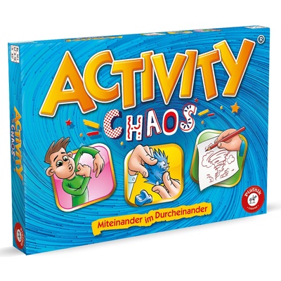 Piatnik Chaos The newest addition to the Piatnik family Simultaneous representation and guessing Pantomime, drawing, kneading are in demand 660 new terms Family party game 2 teams from 12+ Blue - 6670
