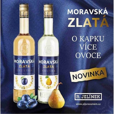 Moravská Zlatá Hruška 38% 0,5 l (holá láhev)