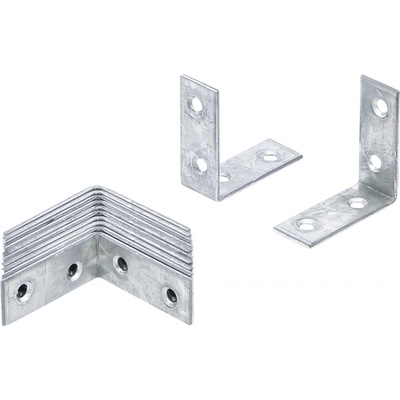 BGS Diy 80944 Sada spojovacích plechů 40 x 40 x 15 mm 12dílná