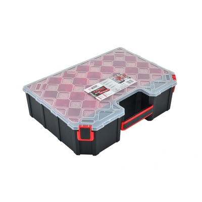 AWTools Кутия за организиране на принадлежности и дребни инструменти AwTools, Tager Plus, полимер, 390 x 284 x 105 mm, червено/черно (AW30524BL) (AW30524BL)