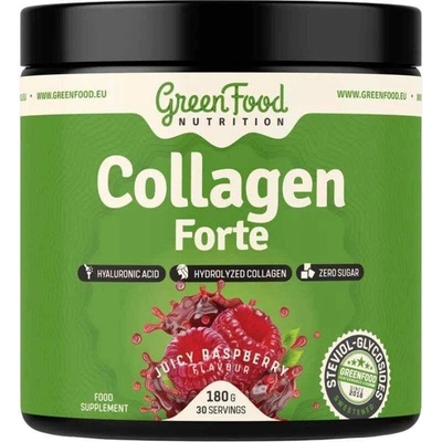GreenFood Nutrition Collagen Forte kolagen juicy raspberry 180 g
