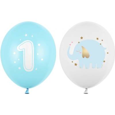 Party Deco Латексови Балони - Една Годинка, 30см - (1 пакет / 2 бр. ) (sb14p-322-001j)