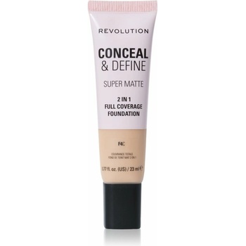Makeup Revolution Conceal & Define zmatňujúci make-up F4C 23 ml