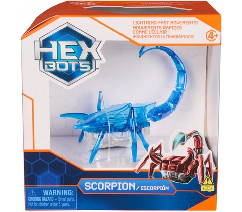 Hex Bots lezúci škorpión modrý