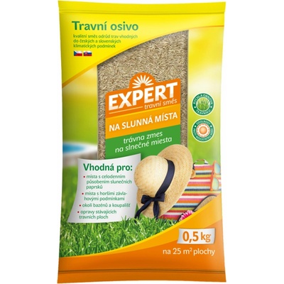 Trávna zmes Expert - slnečné miesta 500 g