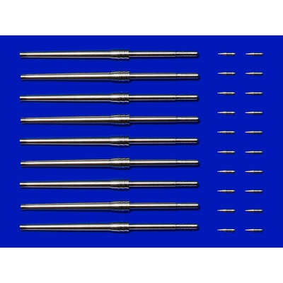 Tamiya Metal 46cm Gun Barrels & Projectiles 1:350
