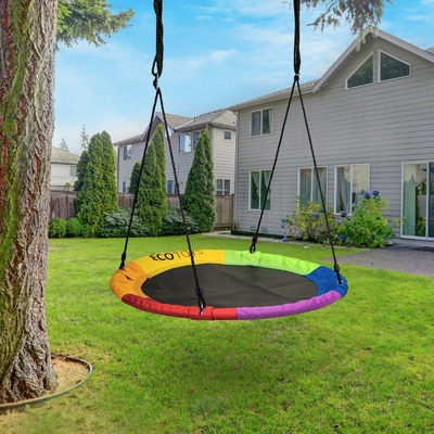 Ecotoys Zahradní houpačka Čapí hnízdo 100cm Multicolor