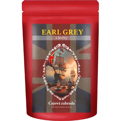 Čajová zahrada Earl Grey s květy černý ochucený čaj 1 kg