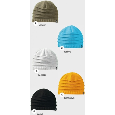 Pletex pletená čepice Proužek H111 černá