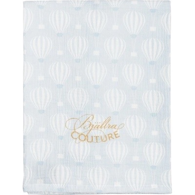 BJÄLLRA přikrývka MUSLIN Blue Sky