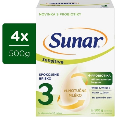 Sunar 3 Sensitive 4 x 500 g