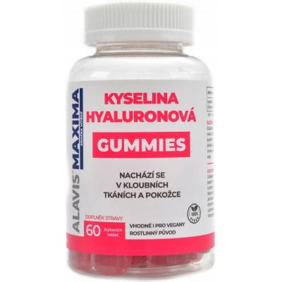 ALAVIS MAXIMA Kyselina hyalurónová gummies 60 žuvacích tabliet