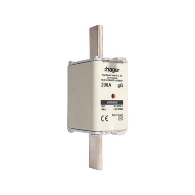 HAGER Pojistka nožová NH1 gG 690V 200A dvojitá LNH1200M6