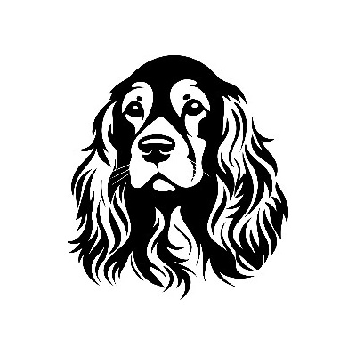 samolepka Kokršpaněl - elegantní psí aristokrat