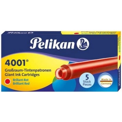 Bombičky Pelikan 5ks veľké červené