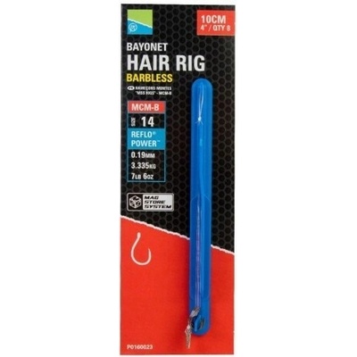 Preston Hotové Návazce MCM-B Bayonets Mag Store Hooklengths veľ.16 8ks