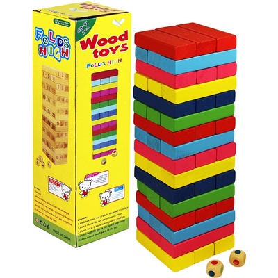 Rappa Jenga farebná