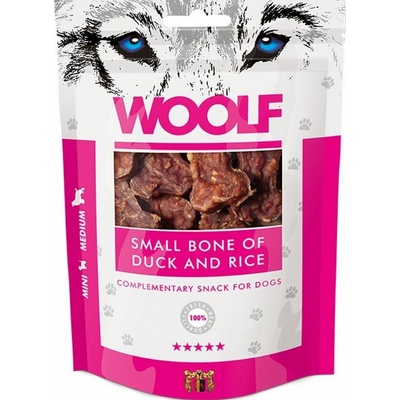 Woolf small bone of duck and rice 100 g