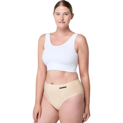 Wuka menštruačné nohavičky bezšvové Stretch Midi Brief Heavy béžové