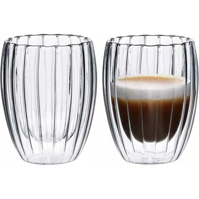 Mondex Sklenice na kávu a čaj 2 x 300 ml