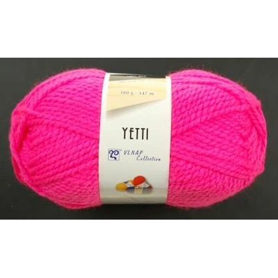 Vlnap příze Yetti 50014 neon růžová
