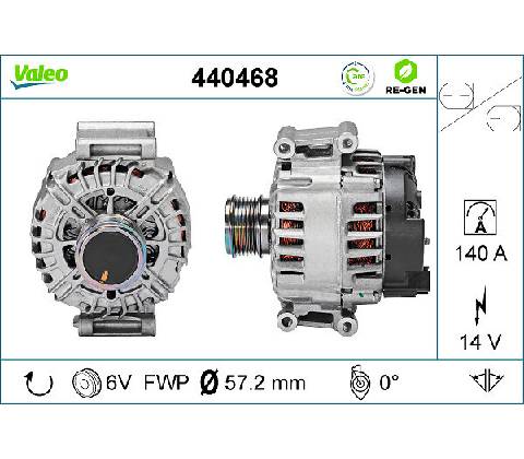Alternátor VALEO 440468