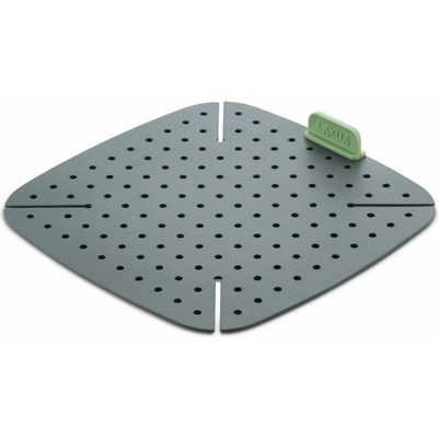 Podložka do horkovzdušné fritézy 22 x 22 cm, šedá, silikon, Lékué – Zbozi.Blesk.cz