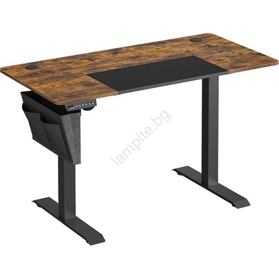 Euziel Писмено бюро solea-x с регулируема височина, кафяво/черно (ez0028)